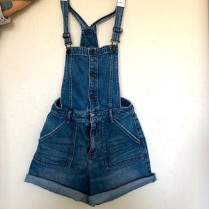 Hollister overall shorts,  XS